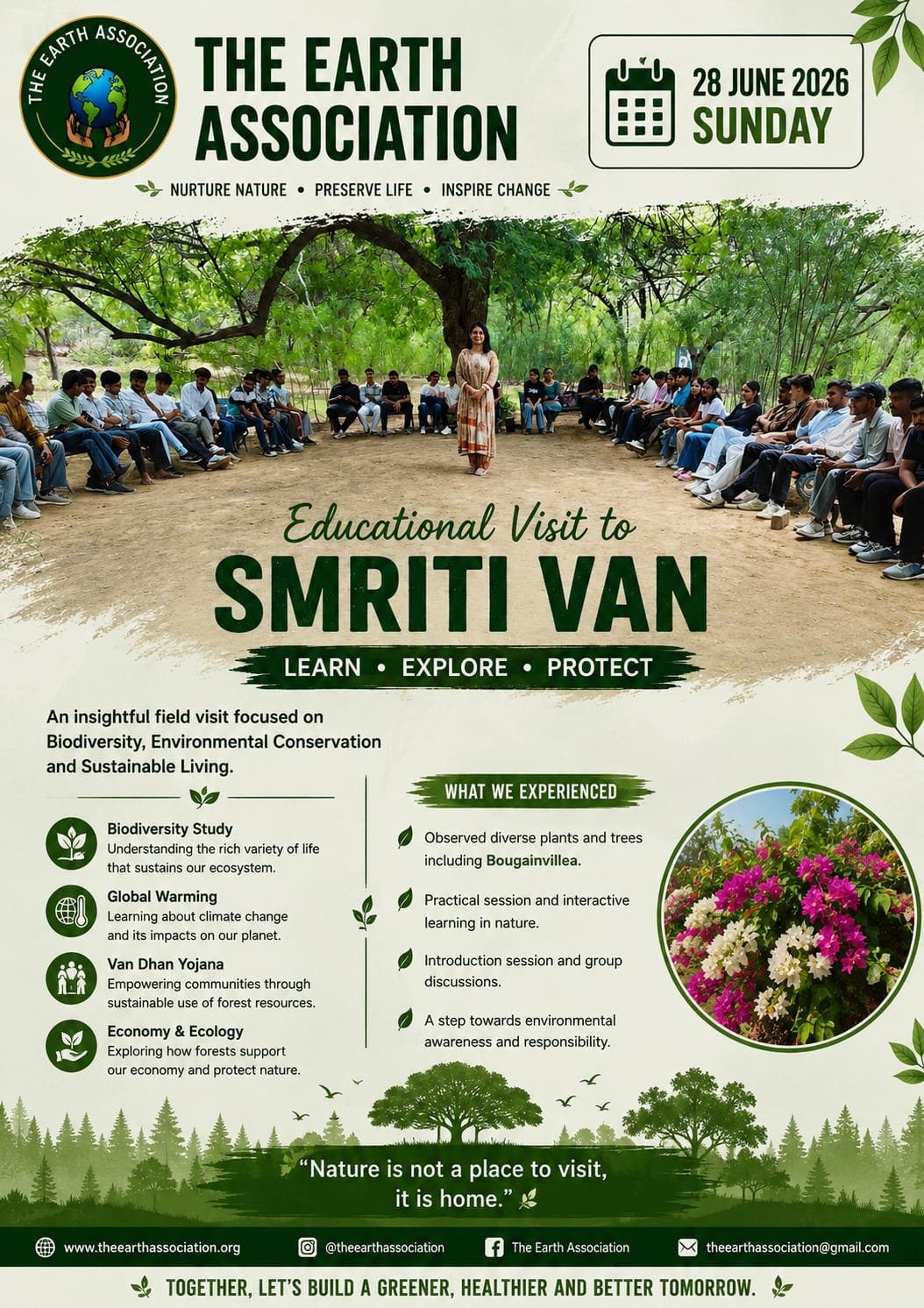 EDUCATIONAL VISIT TO SMRITI VAN